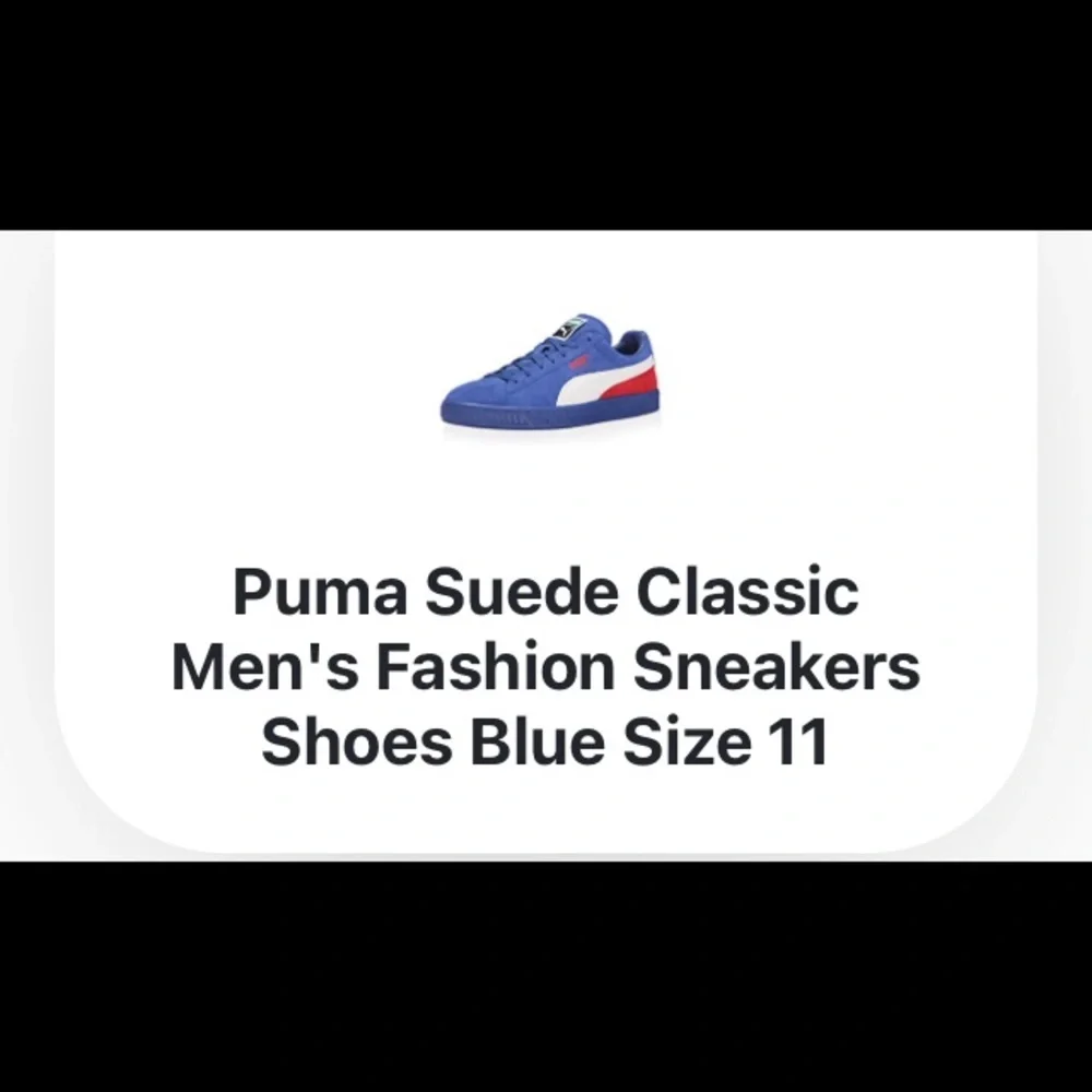Men’s 11 Puma Suede Sneakers